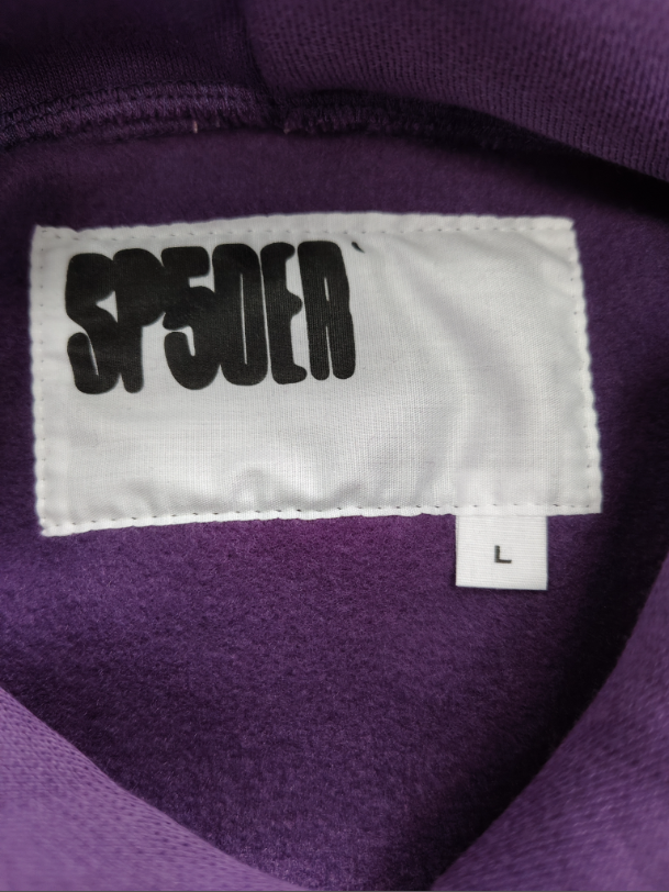 Purple / Black Go Web Sp5der Hoodie