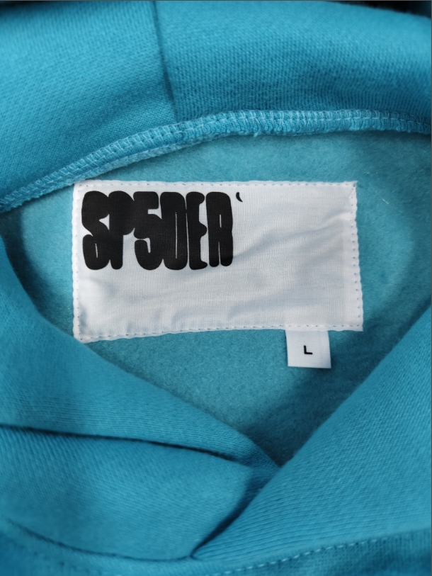 Blue / Orange Go Web Sp5der Hoodie
