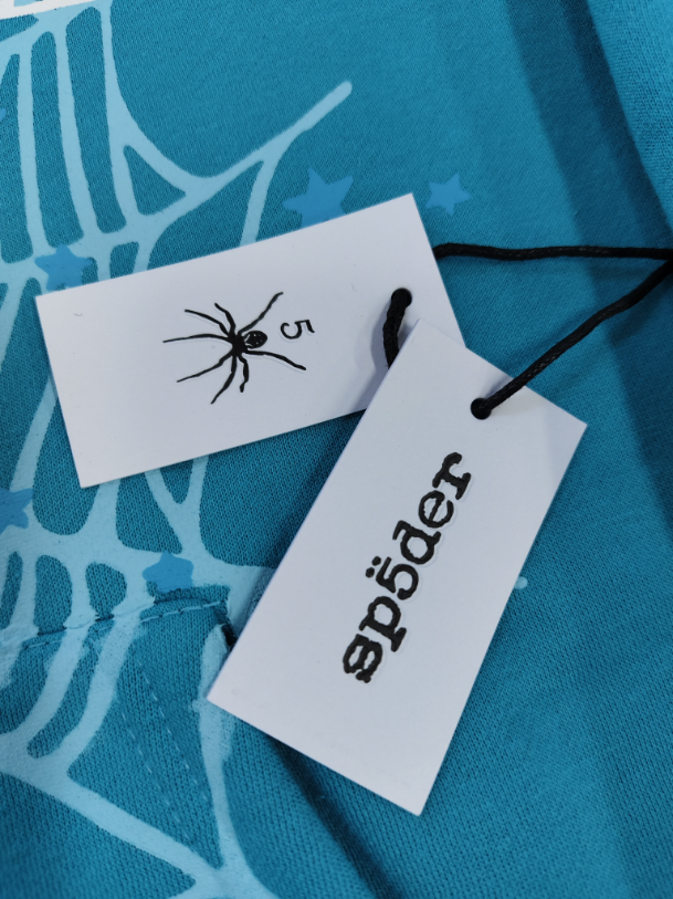 Blue / Orange Go Web Sp5der Hoodie