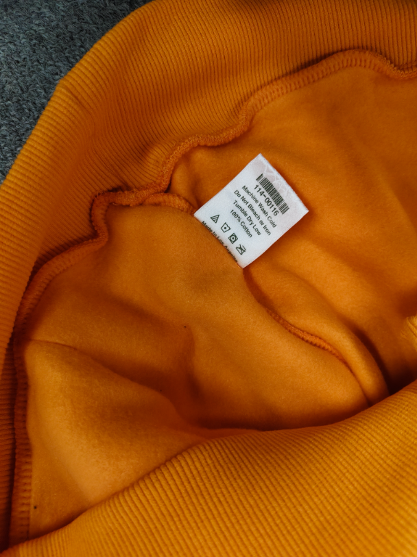Orange / Black Star Sp5der Hoodie