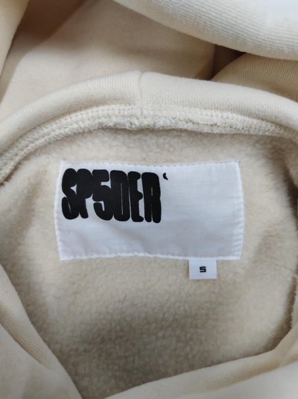 Tan / Red Star Sp5der Hoodie