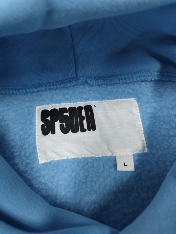 Light Blue Star Sp5der Hoodie