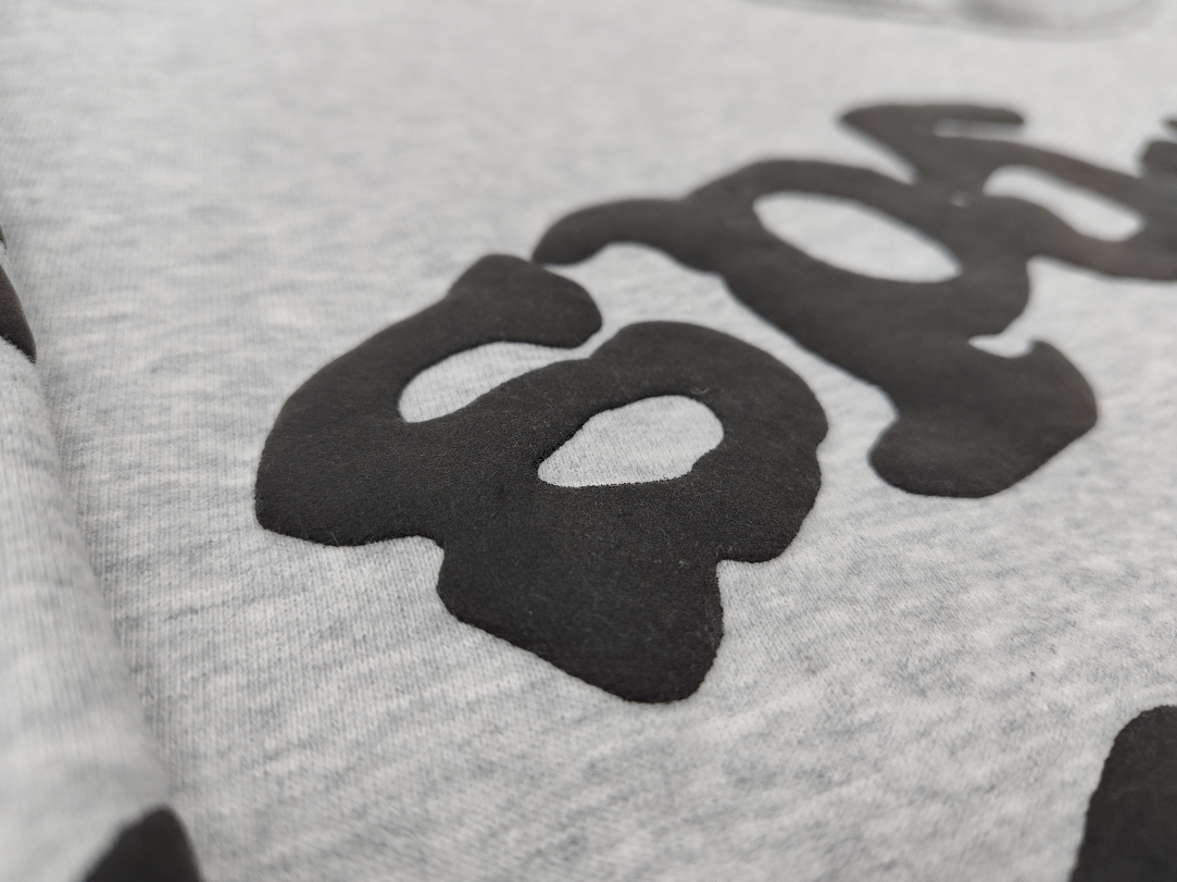 Grey / Black Star Sp5der Hoodie