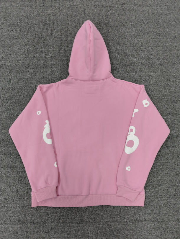 Light Pink / White Star Spider Hoodie