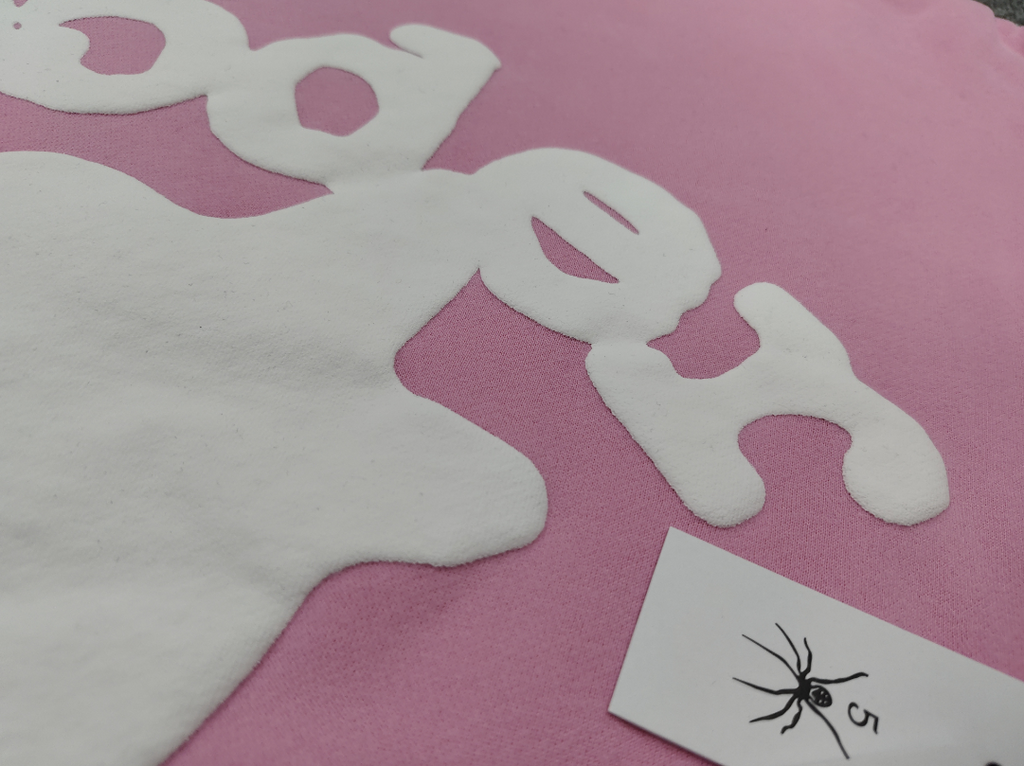 Light Pink / White Star Spider Hoodie