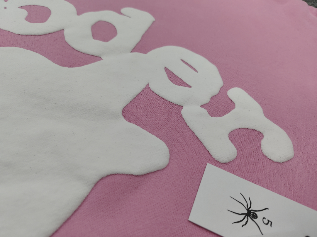 Light Pink / White Star Spider Hoodie