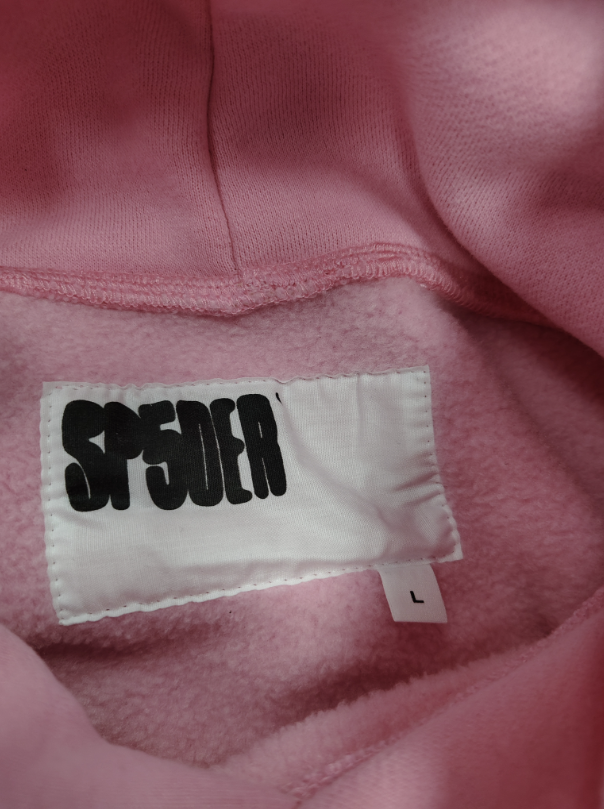 Light Pink / White Star Spider Hoodie