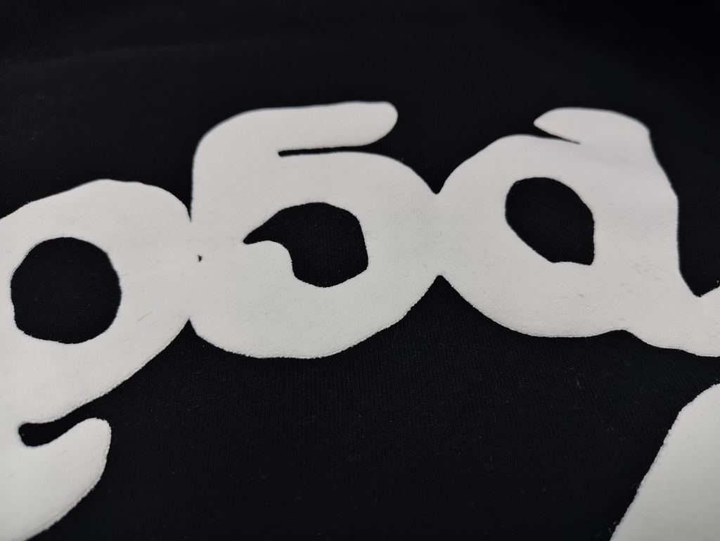 Black / White Star Sp5der Hoodie