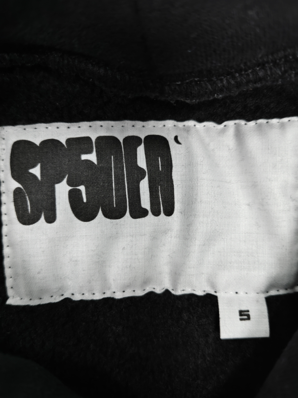 Black / White Star Sp5der Hoodie