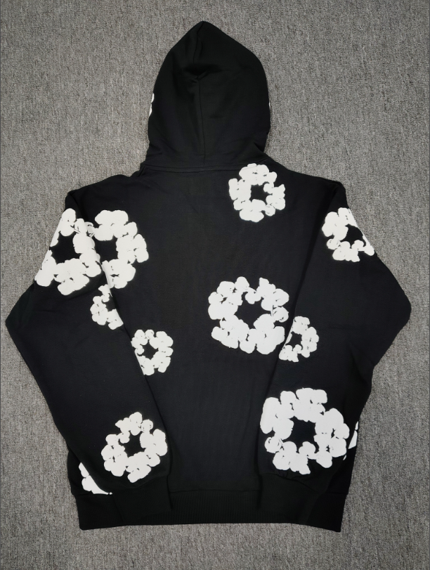 Black / White Denim Tears Hoodie