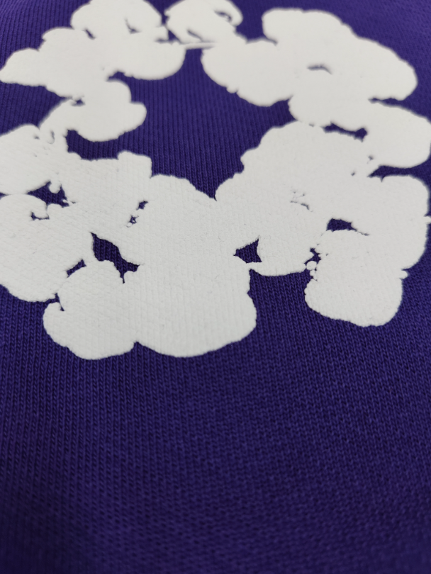Purple / White Denim Tears Hoodie