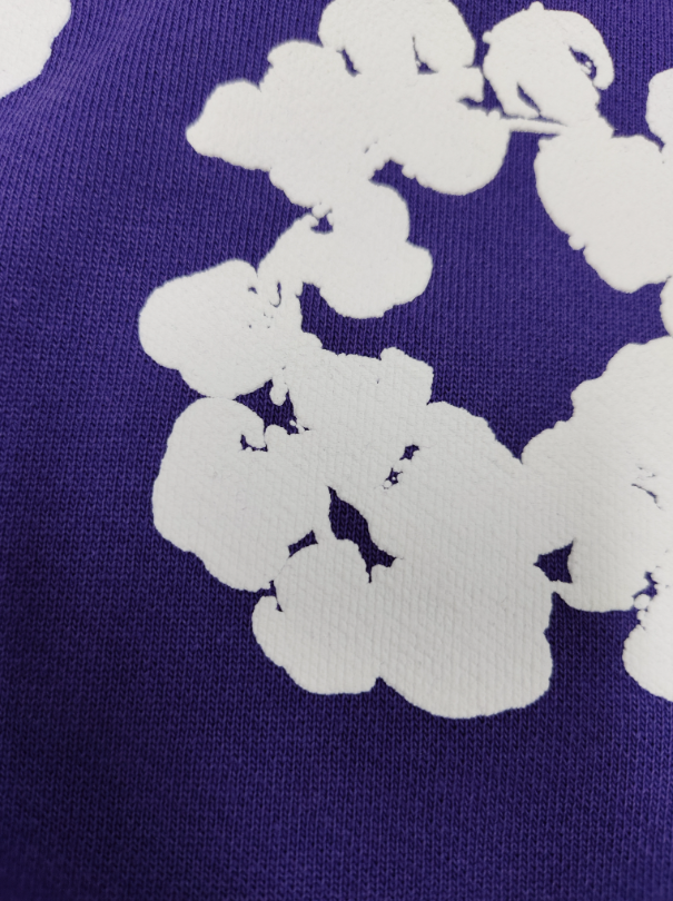 Purple / White Denim Tears Hoodie