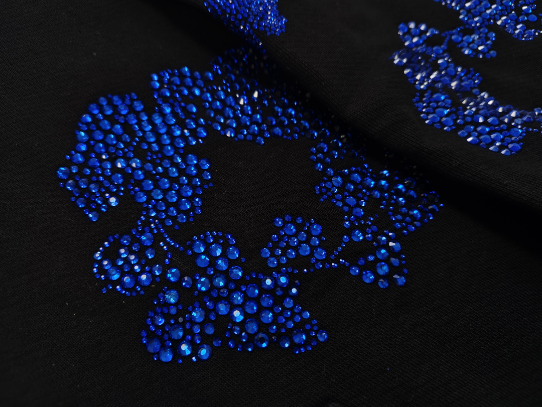 Black / Blue Denim Tears Hoodie