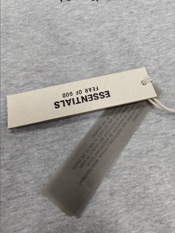 Grey Essentials Hoodie