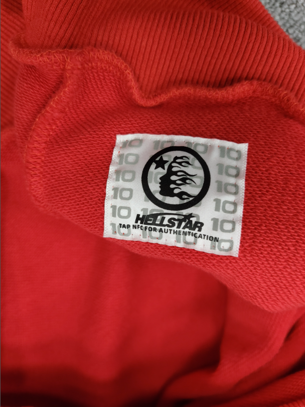 Red / White Hellstar El3c Hoodie