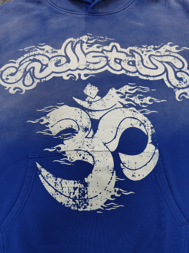 Blue / White Hellstar 35 Hoodie
