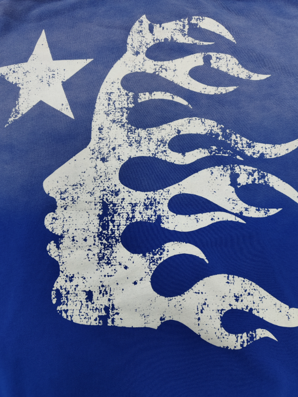 Blue / White Hellstar 35 Hoodie