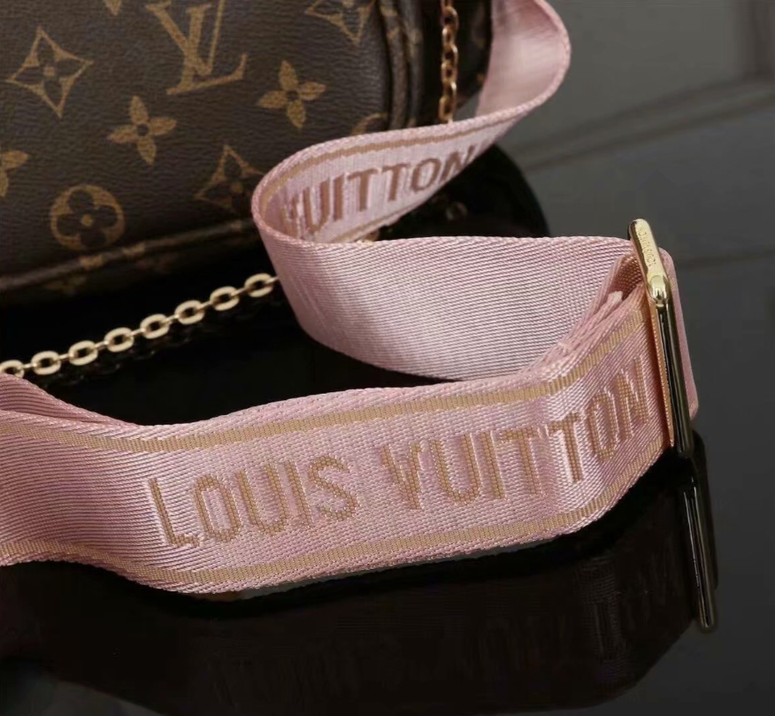 44819 LV Purse Pink Strap