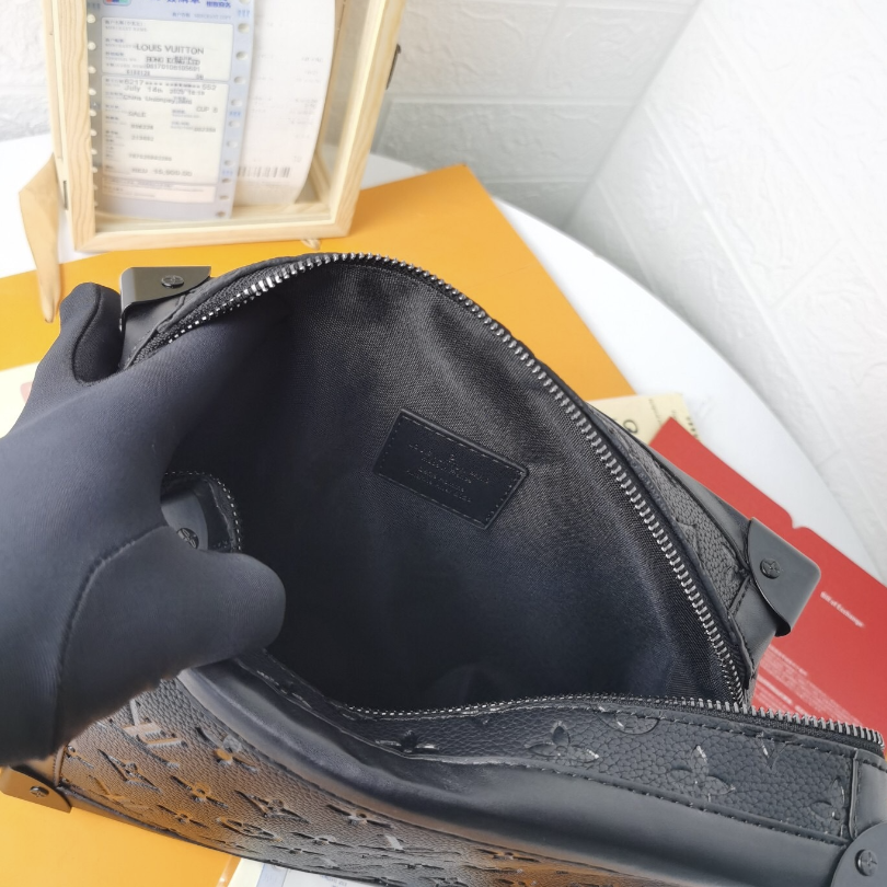 Black Floral 10002 LV Bag
